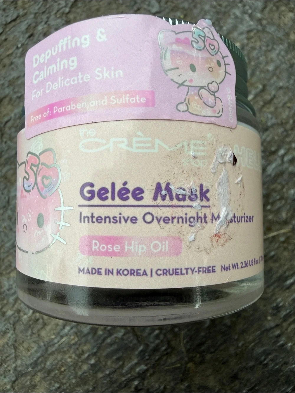 Gelee Mask Intensive Overnight Moisturizer - Pink (Rose Hip Oil)